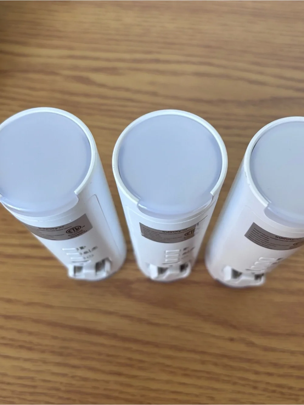 INFINITY White USB-C Rechargeable Plug-in Night Light (Pack of 3)